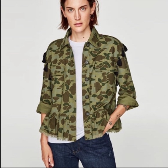 Zara Camo Jacket - Picture 2 of 8